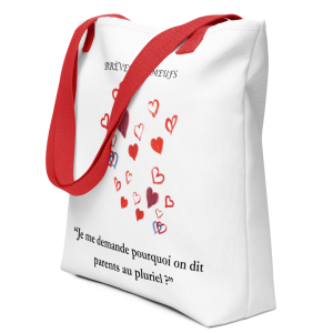 Tote bag breves de meufs je me demande pourquoi on dit parents au pluriel
